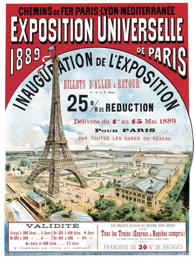 Poster for the Universal Exhibition of 1889