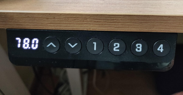 standing desk position memory buttons