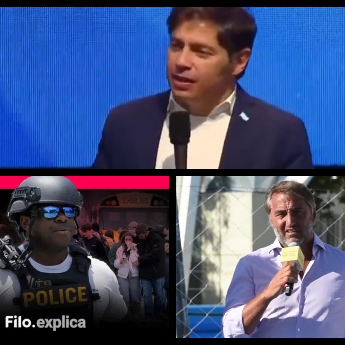 Kicillof defended inclusive language and called on young people to