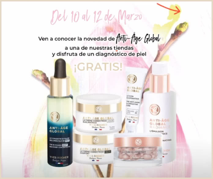 Free skin diagnosis at Yves Rocher