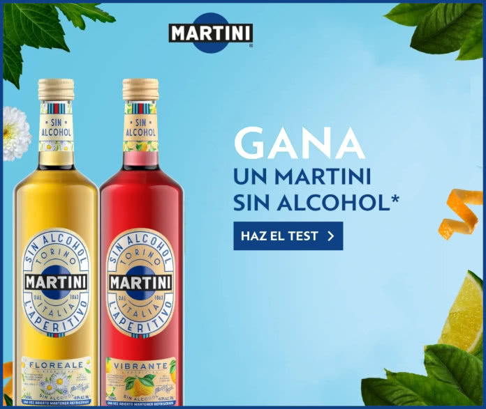 Martini gives away up to 43 Alcohol Free bottles per