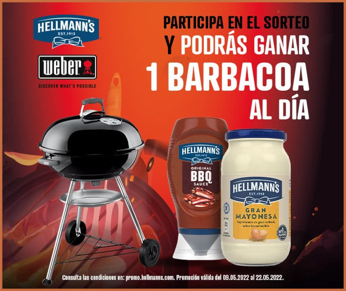 Hellmanns Draws 14 Weber barbecues
