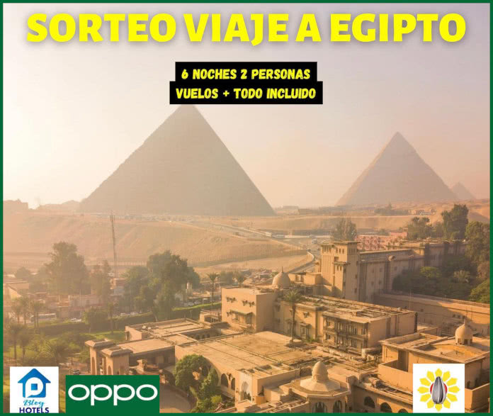 Raffle of 1 trip to Egypt for 2 people