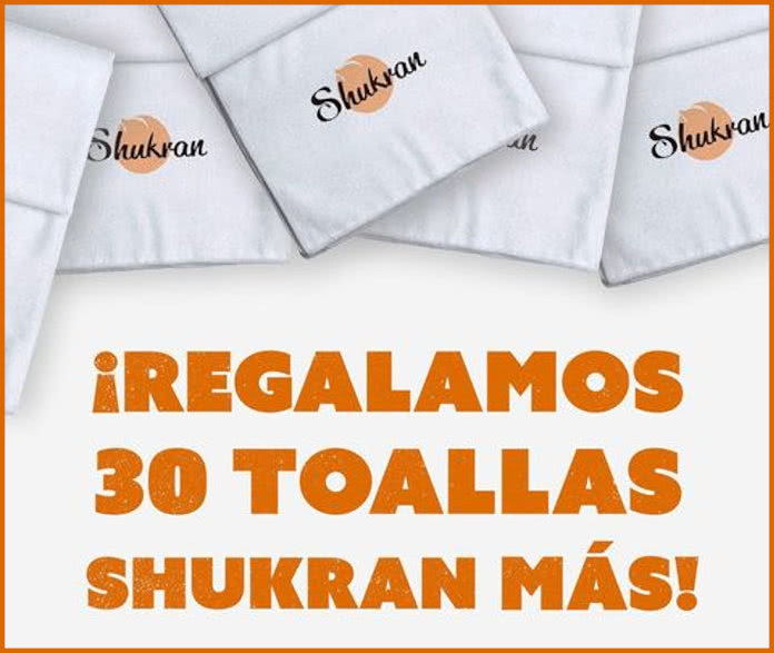 Shukran Foods distributes 30 beach towels
