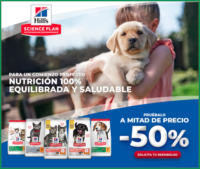 50 rebate for Hills Science for puppies and kittens