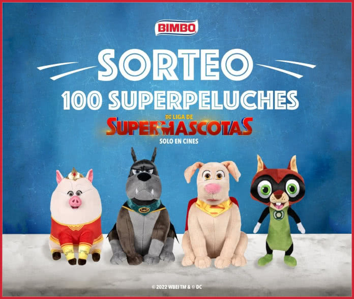 Bimbo Gives Away 100 Super Plush Toys DC League of