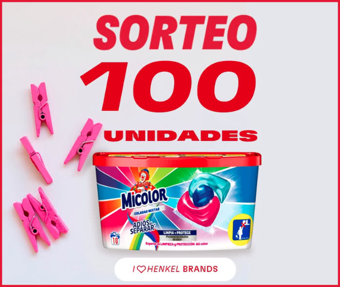 Henkel Raffles 100 units of Micolor detergent