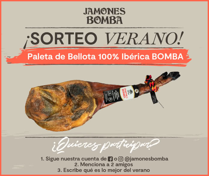 Jamones Bomba raffles a 100 Iberian Bellota Shoulder