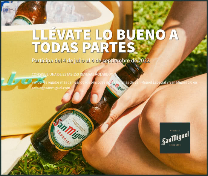 Accumulate San Miguel points and exchange them for gifts