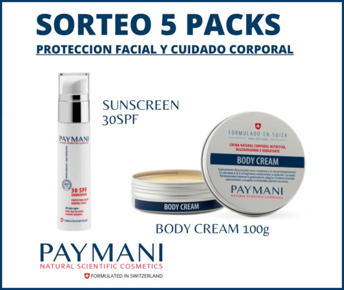 Paymani raffles 5 Sunscreen and Body Cream packs