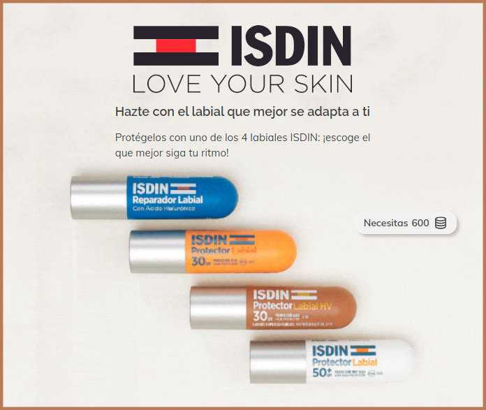 4 free lipsticks at Club Isdin