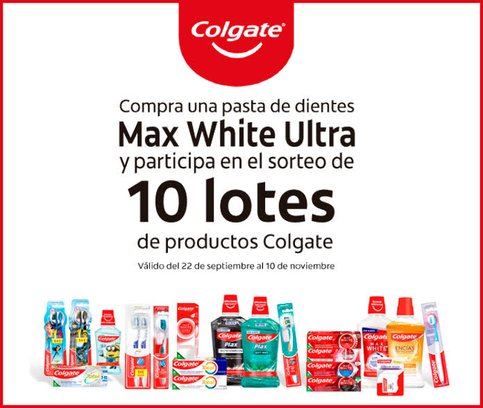 Colgate raffles 10 batches of products