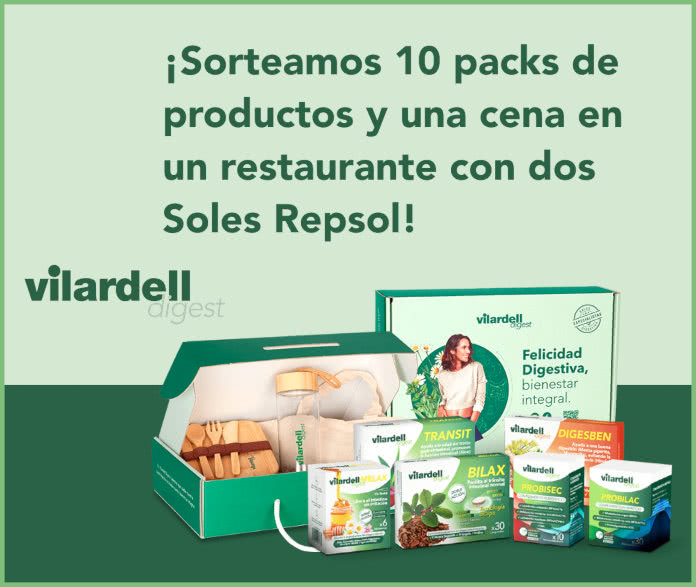 Raffle of 10 packs of Vilardell products and 1 dinner