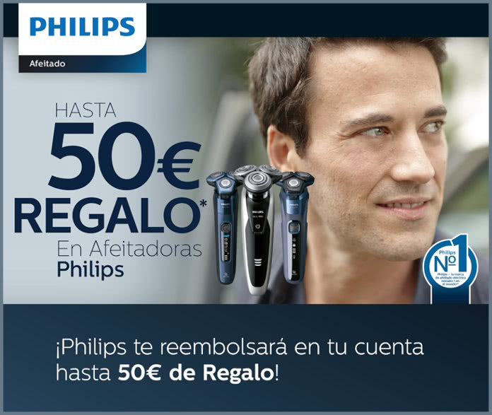 Refunds of up to E50 on Philips shavers
