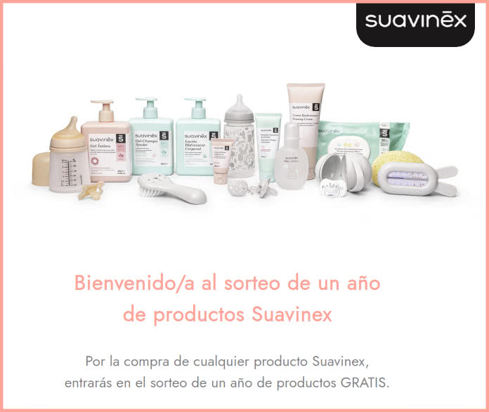 Suavinex raffles 1 year of Suavinex products