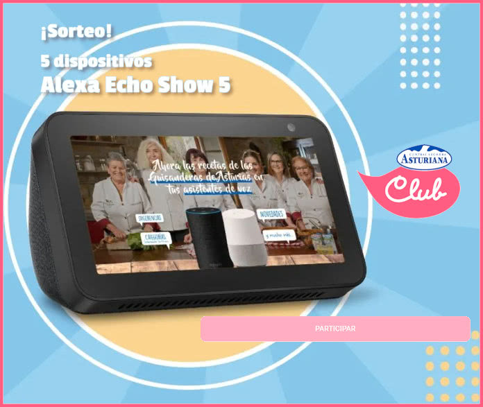Giveaway of 5 Alexas Echo Show 5