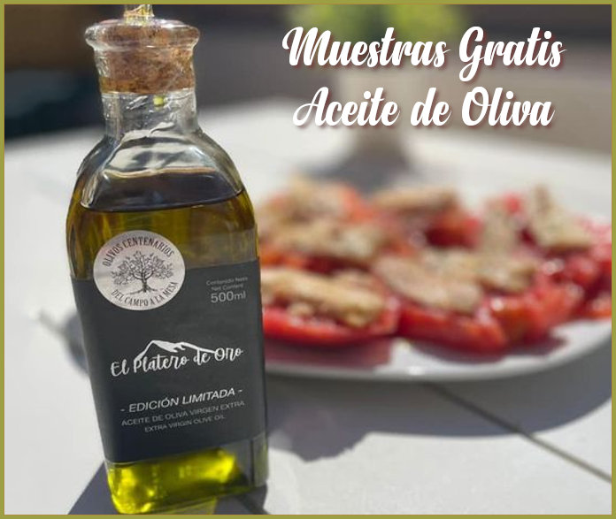 Free Samples of Olive Oil El Platero de Oro