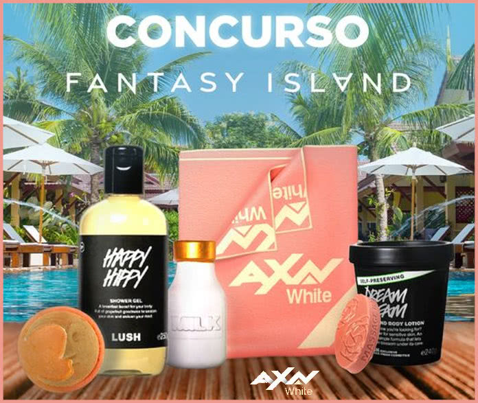 AXN White raffles a pack of Lush and AXN products