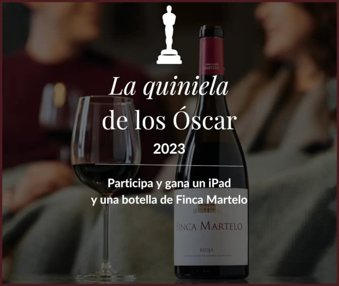 Finca Martelo raffles a bottle of wine and an iPad