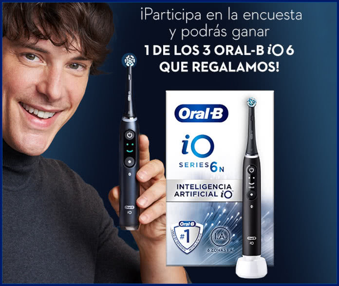 Next to you give away 3 iO6 Oral B electric toothbrushes