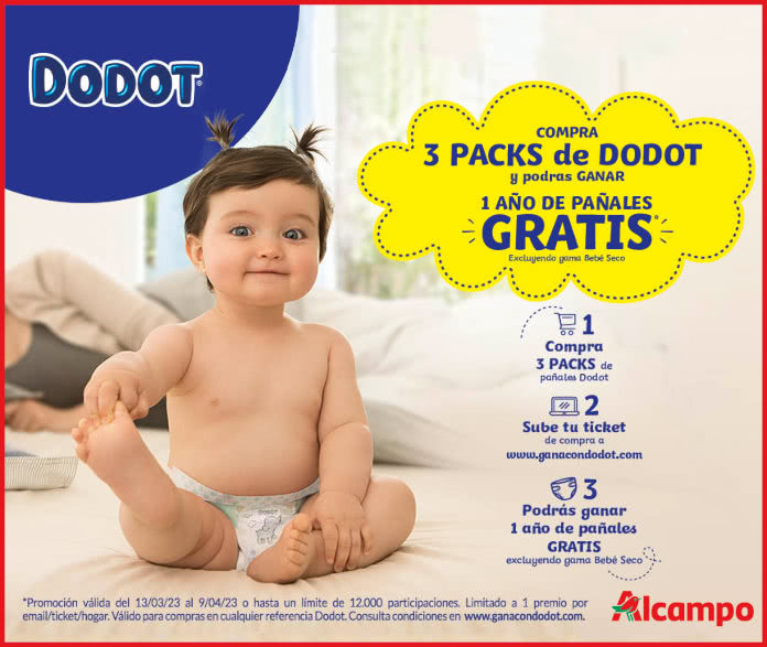Dodot raffles 1 year of free diapers