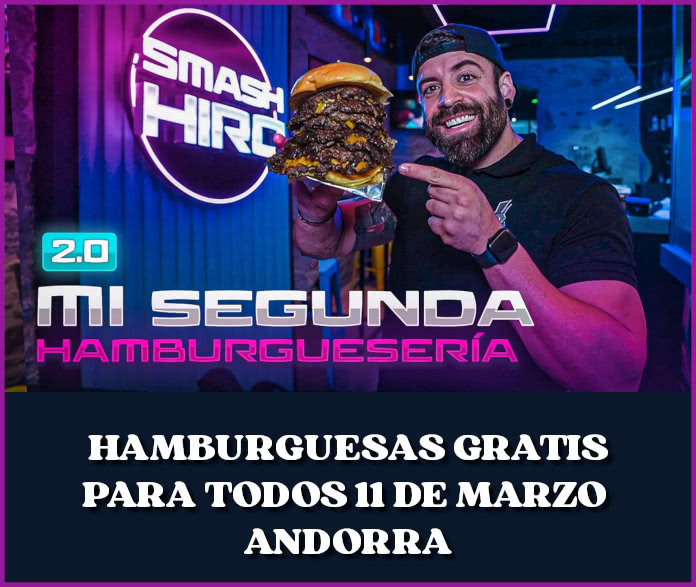 Free hamburgers for opening Smash Hiro Andorra
