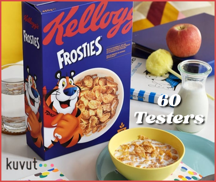 Kuvut raffles 60 Kelloggs cereal kits