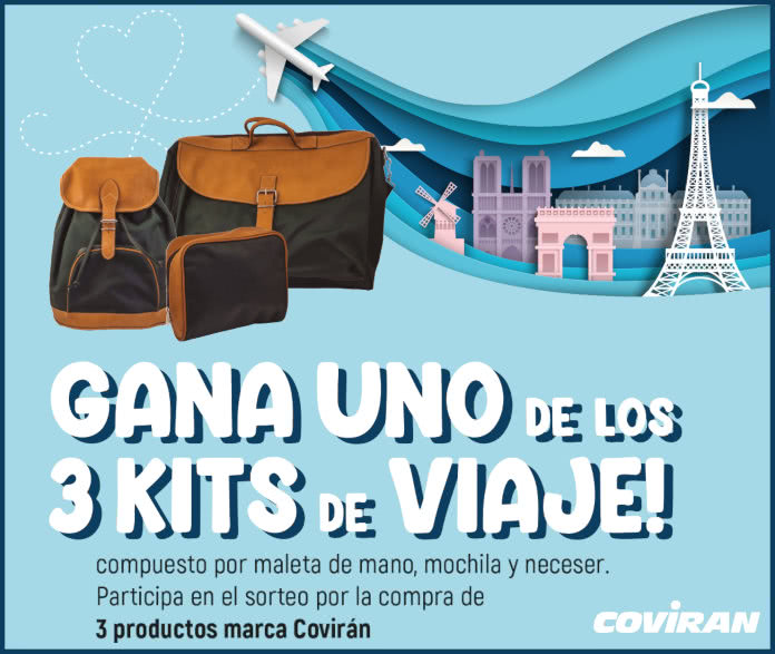 Coviran raffles 3 travel kits