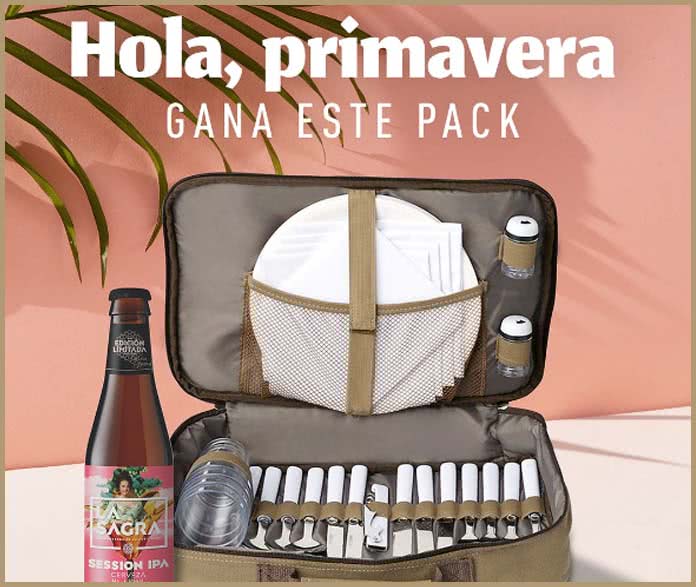 La Sagra raffles IPA beer pack picnic basket