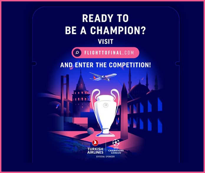 Turkish Airlines raffles 2 UEFA Champions League tickets