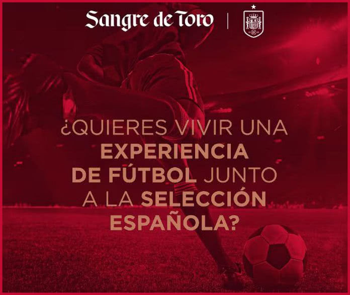 Sangre de Toro raffles tickets to the Spanish National Team