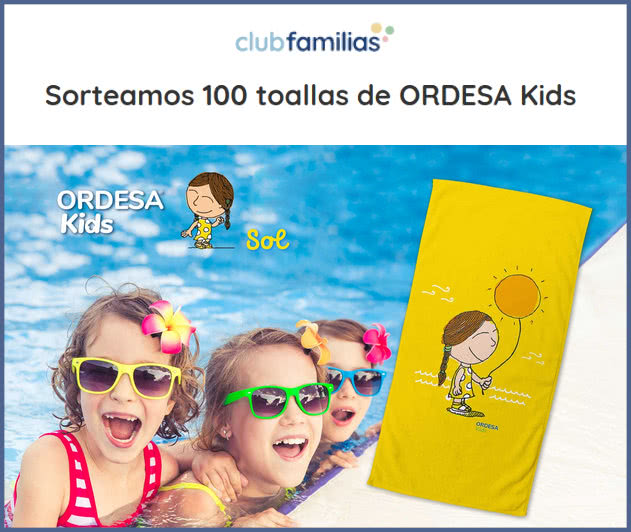 Club Familias raffles 100 Ordesa Kids towels