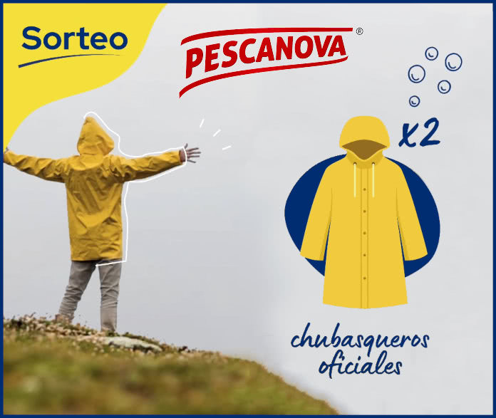 Pescanova raffles lots of 2 raincoats