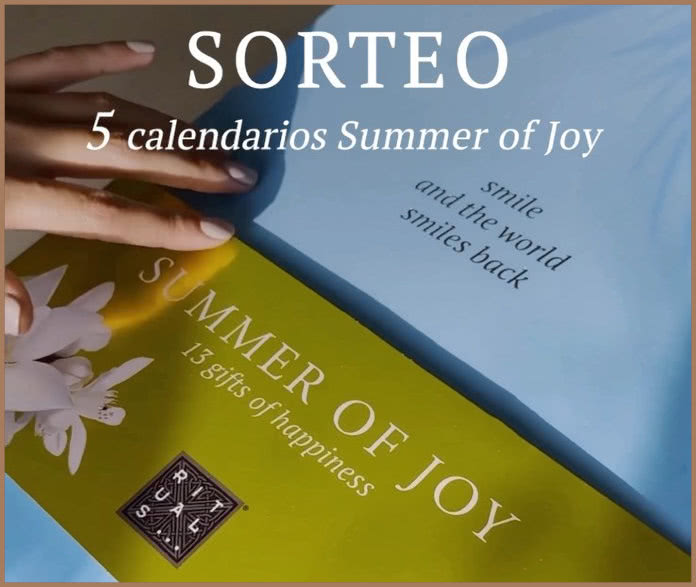 Rituals raffles 5 summer calendars Summer of Joy