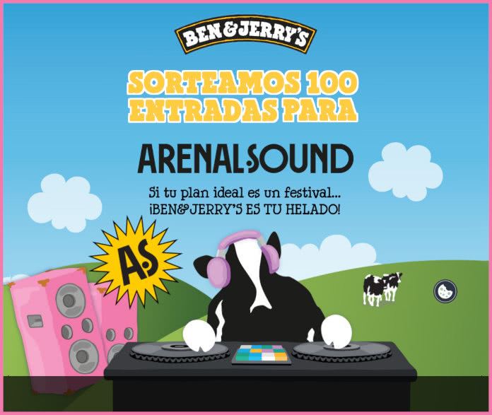Ben and Jerrys raffles 50 tickets to Arenal Sound