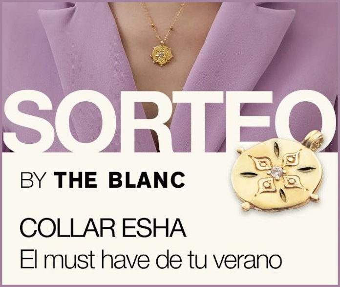 The Blanc raffles gold plated silver necklace