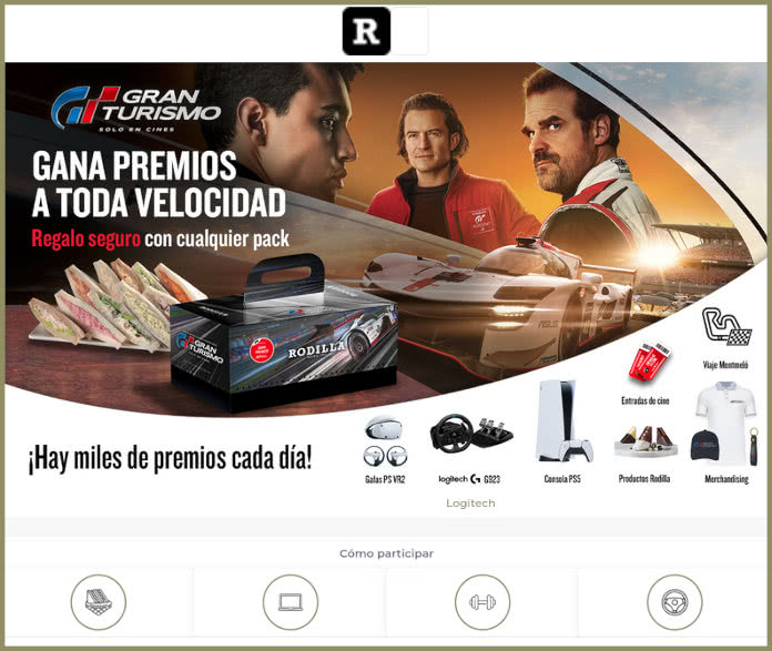 Rodilla raffles 75000 Gran Turismo prizes