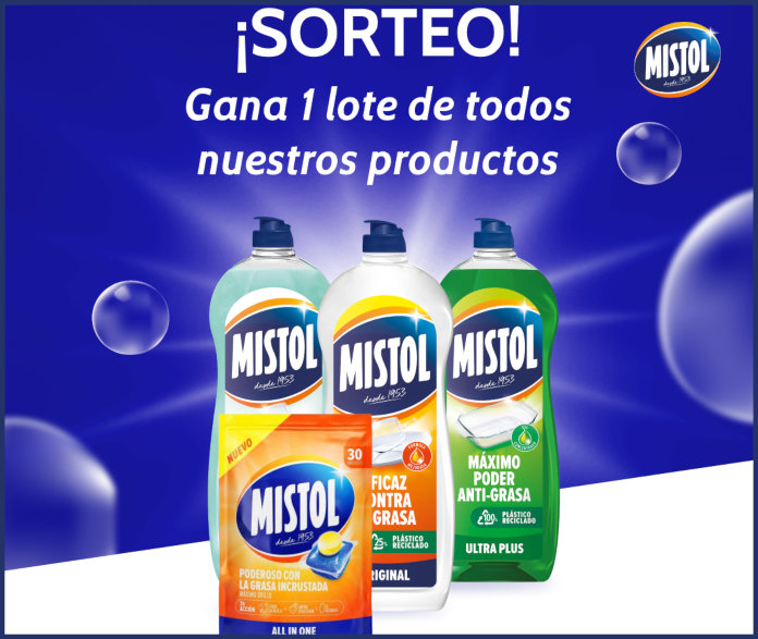 Mistol raffles off 5 lots of products
