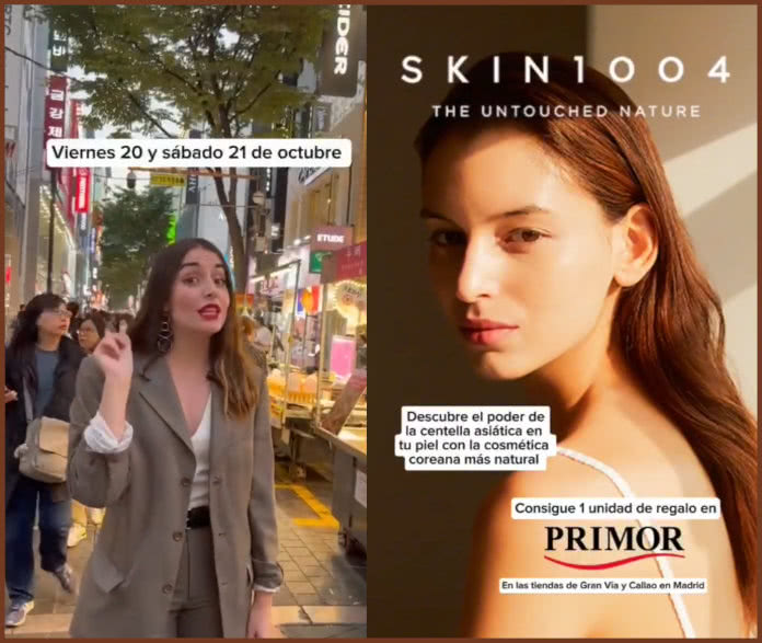 Primor gives away mini sizes of Skin1004 Madrid