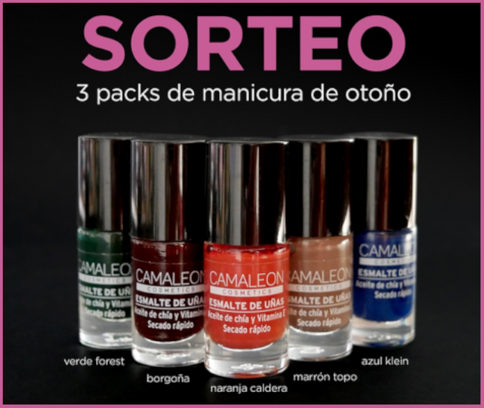 Camaleon Cosmetics is giving away 3 packs of nail polishes