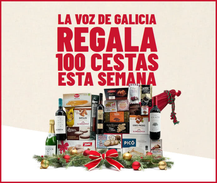 La Voz de Galicia raffles off 100 Christmas baskets