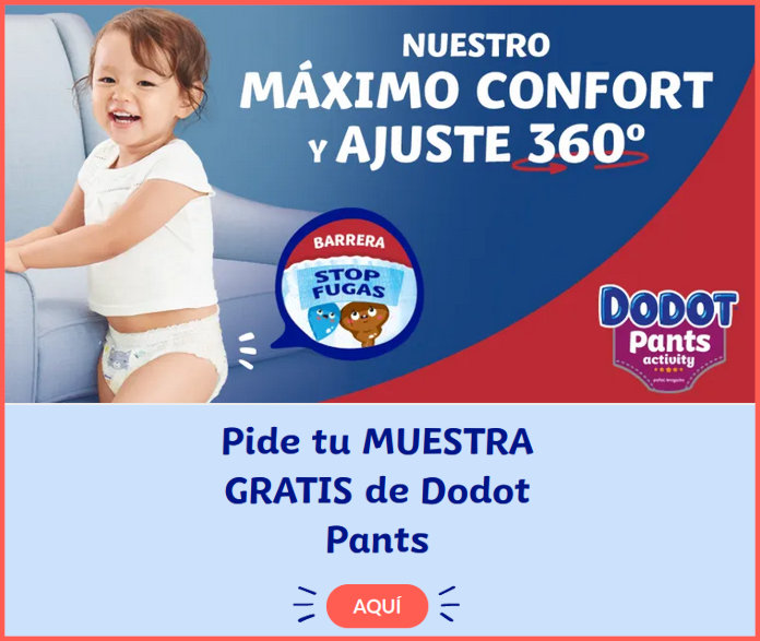 50000 free samples of Dodot Pants