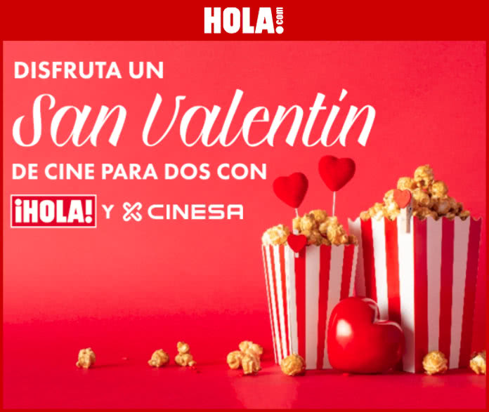 Hello give away 2×1 coupons at Cines Cinesa