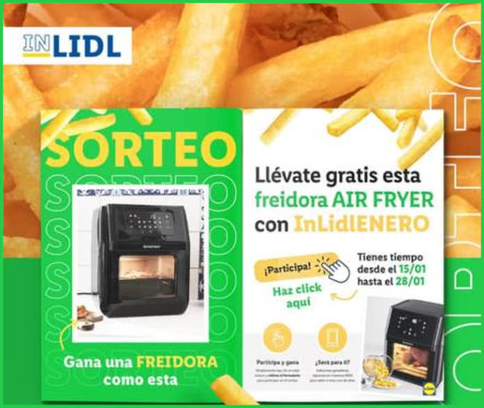 Lidl gives away air fryer