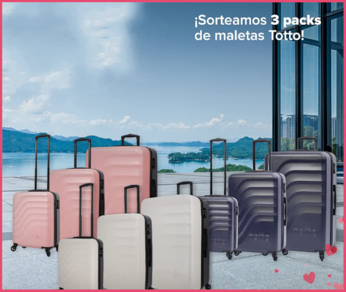 Carrefour is raffling off 3 lots of Totto suitcases