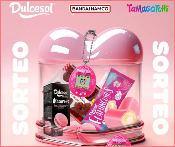 Dulcesol and Bandai raffle tamagotchi batch of products