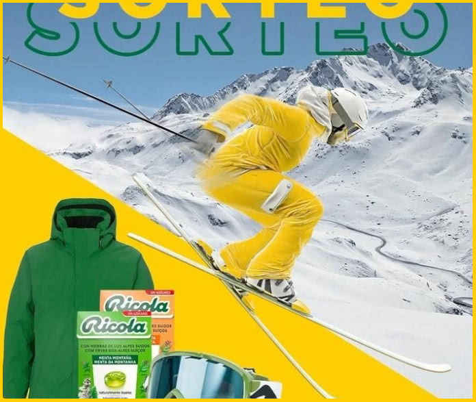 Ricola is raffling off 3 lots of candy and ski