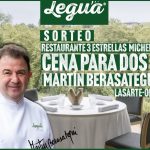 Legua raffles off dinner for two at Martín Berasategui restaurant