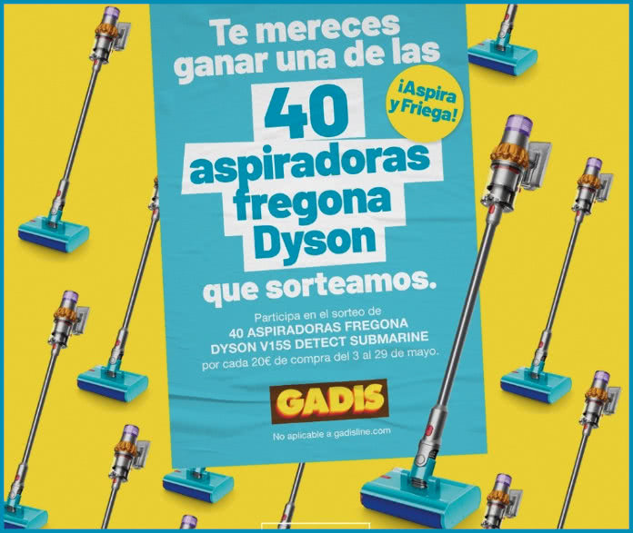 Gadis is raffling off 40 Dyson vacuum cleaners