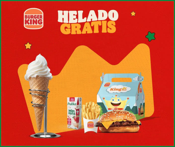 Get a free ice cream or coffee at Burger King